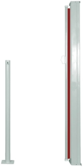 vidaXL Ausziehbare Seitenmarkise 120x300 cm Rot 45362