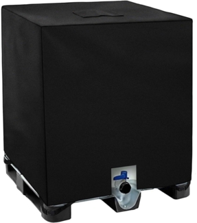 Dokon IBC Tank Abdeckung 1000L Container Schutzhülle Schwarz 420D Oxford