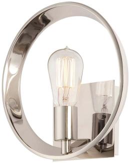 Elstead Lighting Uptown Theatre Row 1-Light Wandleuchte Silber 1-flammig E27