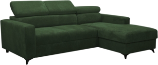 Ecksofa Kiarge Premium Cord (Farbe: Poso 14, Seite: Rechts 2R+LC)