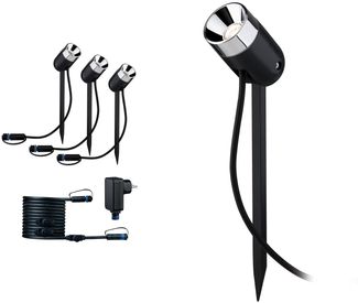 Paulmann No. 94242 Plug&Shine Basisset Pike IP65 3x3,5W 3000K Anthrazit dimmbar