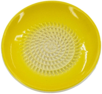 Kaladia Multireibe 804, Gelb, Keramik, handbemalte Küchenreibe - Made in Spain