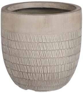 Edelmann Pflanztopf Zembla Ø 25,5 x 26 cm taupe