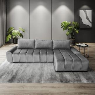 Beautysofa Ecksofa COSTA L, mit Schlaffunktion