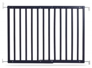 Holz Tür- und Treppenschutzgitter Mara. 72 cm - 79 cm : Schwarz