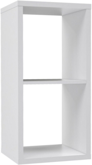 FORTE Mauro Regal, Holzwerkstoff, Weiß, 39,5 x 72,8 x 32,9 cm