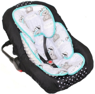 Primawela Sitzverkleinerer Sitzverkleinerer MINKY Einlage Baby Kind für Auto Babyschale Einsatz