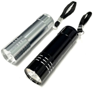 HAC24 LED Taschenlampe Taschenlampe Mit 3 Power Leds Extreme Helligkeit (1-St), inkl. Batterien