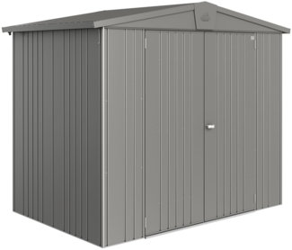 Biohort Gerätehaus Europa, 3: 244 x 156 x 203 (b x t x h) cm, quarzgrau-metallic