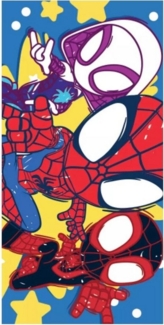 Spiderman Badetuch Spiderman Spidey Badetuch, Strandtuch 70x140 cm 100% Baumwolle, 100% Baumwolle (1-St)