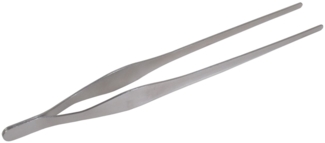 Edelstahl Grillzange 30cm Grillbesteck Küchenzange Grillzubehör Bratwurstzange