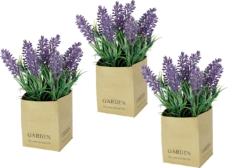 Kunstblume Lavendel, I.GE.A, Höhe 20 cm, im Topf