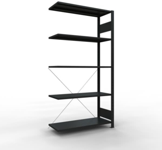 Schulte Regal MULTIplus150 32645-S 200 x 100 x 40 cm schwarz