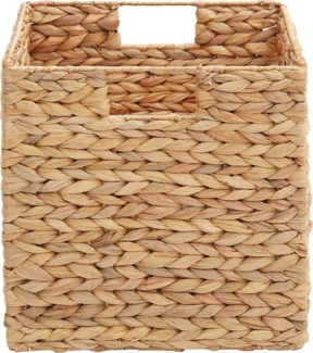 vidaXL Aufbewahrungskörbe 2 pcs Natur 28 x 28 x 28 cm Wasserhyazinthe 42020139