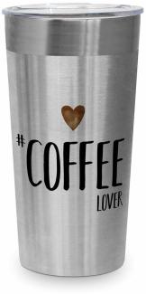 PPD Coffee Lover Steel Travel Mug, Thermobecher, Coffee To Go, Thermo Becher, Isobecher, 430 ml, 604375