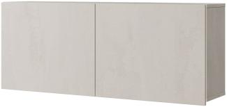 Hängeschrank Wandschrank Teen Flex 110x27x45cm betonfarben 2-türig