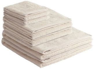 Sansibar Sylt Handtuch Set Sansibar Sylt Handtuch Set Frottier-Serie Classic Nr. 3 (Set, 6-tlg), (Set, 6-St), mit hochwertiger Säbelstickerei