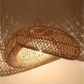 Rattan Lampe Luna L
