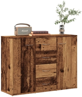 vidaXL Sideboard Altholz-Optik 88x30x64 cm Holzwerkstoff 855892