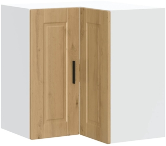vidaXL Küchen-Eckhängeschrank Porto Artisan-Eiche Holzwerkstoff 854106