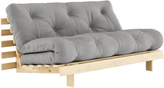Schlafsofa ROOTS 160 cm Polster GREY von KARUP Klappsofa Gestell Kiefer massiv