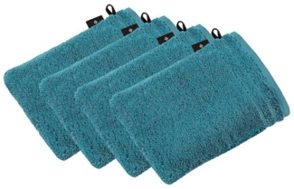 Vossen Waschhandschuh 4er Pack Waschhandschuh 22 x 16 cm Calypso feeling, Frottier (Spar-Set, 4-St), Vegan