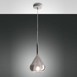 FABAS LUCE No. 3481-40-126 Pendelleuchte Lila Rauchglas E27 1-flammig