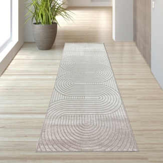 TeppichHome24 Outdoorteppich Outdoor Teppich wetterfest Terrasse Balkon Boho-Style Beige, rechteckig, Höhe: 6 mm