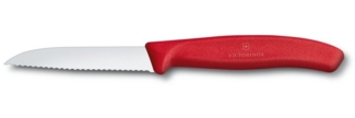 Victorinox Gemüsemesser Swiss Classic Gemüsemesser 8cm Wellenschliff