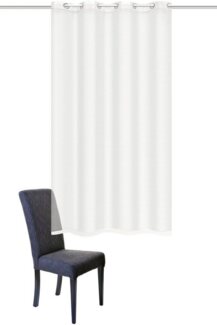 Home Basics Vorhang DOLLY, Ösen (1 St), transparent, Voile, Ösenschal DOLLY