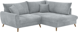 Mr. Couch Ecksofa Blackburn II L-Form, Wahlweise mit Kaltschaumpolsterung bis 140 kg belastbar