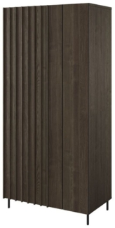 Compleo Kleiderschrank mit geriffelten Fronten MIU Industriell design