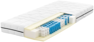 Federkernmatratze Ortho-SPRING PLUS, RAVENSBERGER Matratzen, 21 cm hoch, Ergonomisch, 7 Zonen, Made in Germany, Anti-Pilling Funktionsbezug