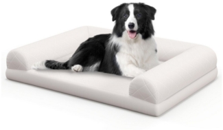 COSTWAY Tierbett, Hundebett, Hundesofa, mit abnehmbarem Bezug