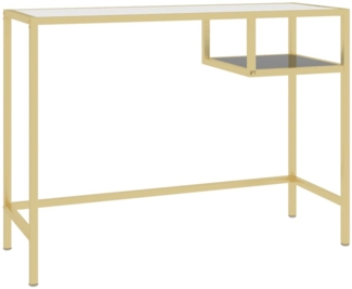 Computertisch Transparent 100 x 36 x 74 cm Hartglas [331626]