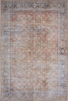 LUXOR living Teppich, LAGERRÄUMUNG!, rechteckig, Höhe: 5 mm, Sonderposten, moderne Vintage Designs, Orient Optik, mit Bordüre