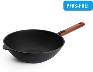 WOLL Wok Eco Logic QXR Guss-Wok- und Rührpfanne, Aluminiumguss (1-tlg), PFAS-freie Diamond-QXR - Beschichtung