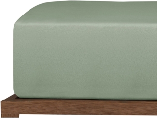 Uncover by Schiesser Spannbettlaken New Jersey - Edeljersey - 150 x 200 cm - Hellgrün