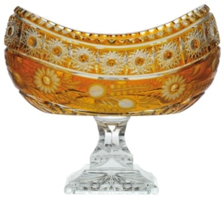 Jardiniere Kristall Madlein amber (26 cm)