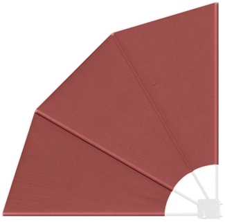 vidaXL Balkon Sichtschutz Terrakotta 115 x 115 cm Stoff 42000943