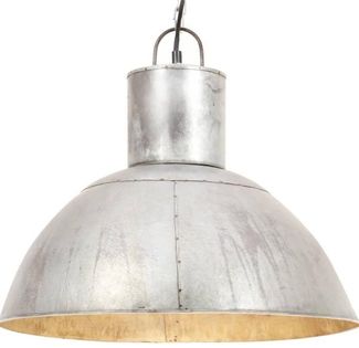 vidaXL Hängelampe 25 W Silbern Rund 48 cm E27 320563