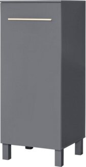 PREISBRECHER Kühlumbauschrank Benedicto in anthrazit / Sonoma-Eiche - 60 x 139 x 60 (BxHxT)