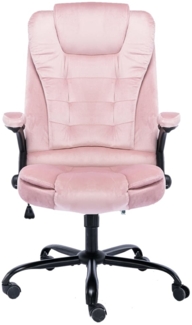 vidaXL Bürostuhl Rosa Samt 20571