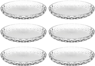 LEONARDO Dessertteller Cucina Optic, (6 St), Glas, Ø 18 cm