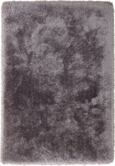 Teppich SchoenesWohnen24 Cosy 110 Silber 160x230 cm