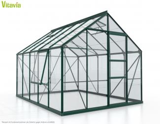 Vitavia Gewächshaus Meridian 1 8300 BxTxH 257x321x232cm ESG Glas 8,3m² smaragd