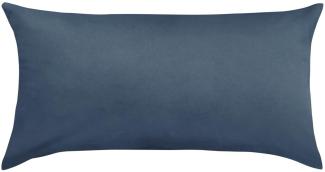 Traumschlaf Basic Single Jersey Kissenbezug|40x80 cm| dunkelblau