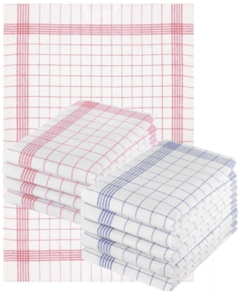 Betz Geschirrtuch 10er Set 50 x 70 cm Halbleinen Geschirrtücher MCT-11 HL, (Set, 10-tlg, 10 Geschirrtücher), Geschirrhandtuch Gläsertuch Jacquard Gläsertücher Küchentuch Handtuch