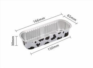 ABC Backformen - Mini-Brotformen - 50 kleine Brot- und Kuchenformen mit Deckel und Löffeln - Rechteckige Backformen aus Aluminiumfolie, wiederverwendbare Cupcake-Formen für Kuchen, Hochzeiten, Geburtstage, Brotformen (Milchkonsistenz)