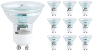 SEBSON LED-Leuchtmittel LED Lampe GU10 warmweiß 3,5W 300lm Strahler 230V Leuchtmittel, GU10, 10 St, Warmweiß, Einbaustrahler 230V